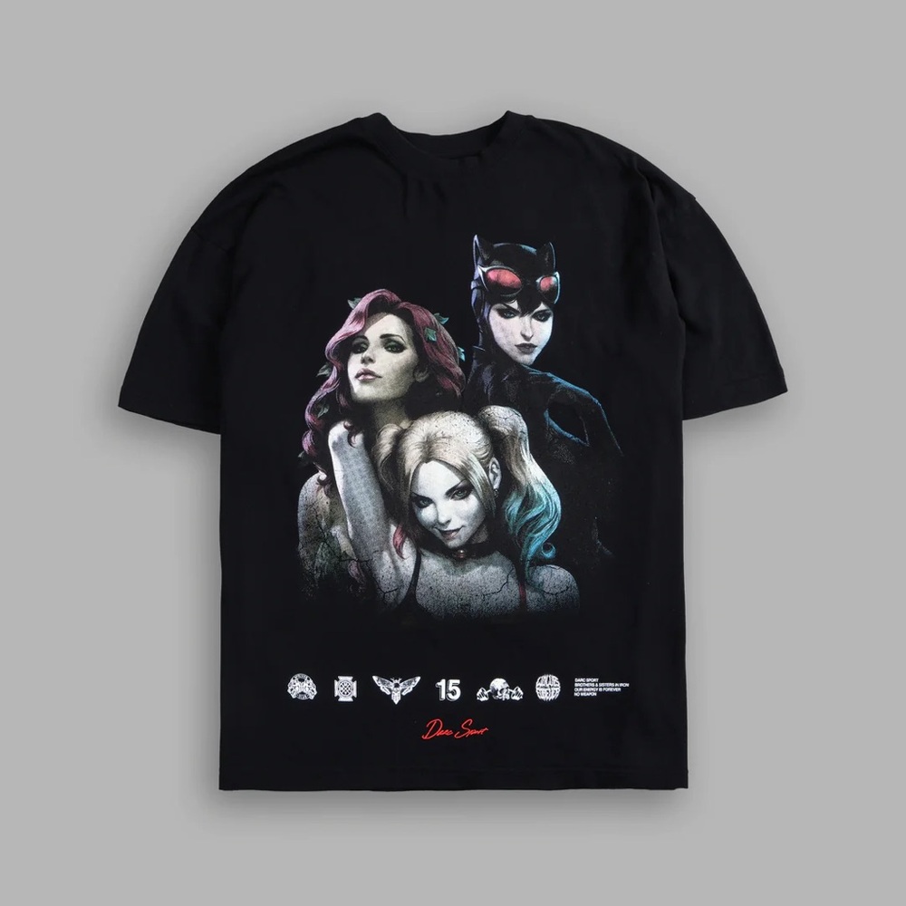 (1 OF 500) FERAL "PREMIUM" OVERSIZED TEE IN BLACK